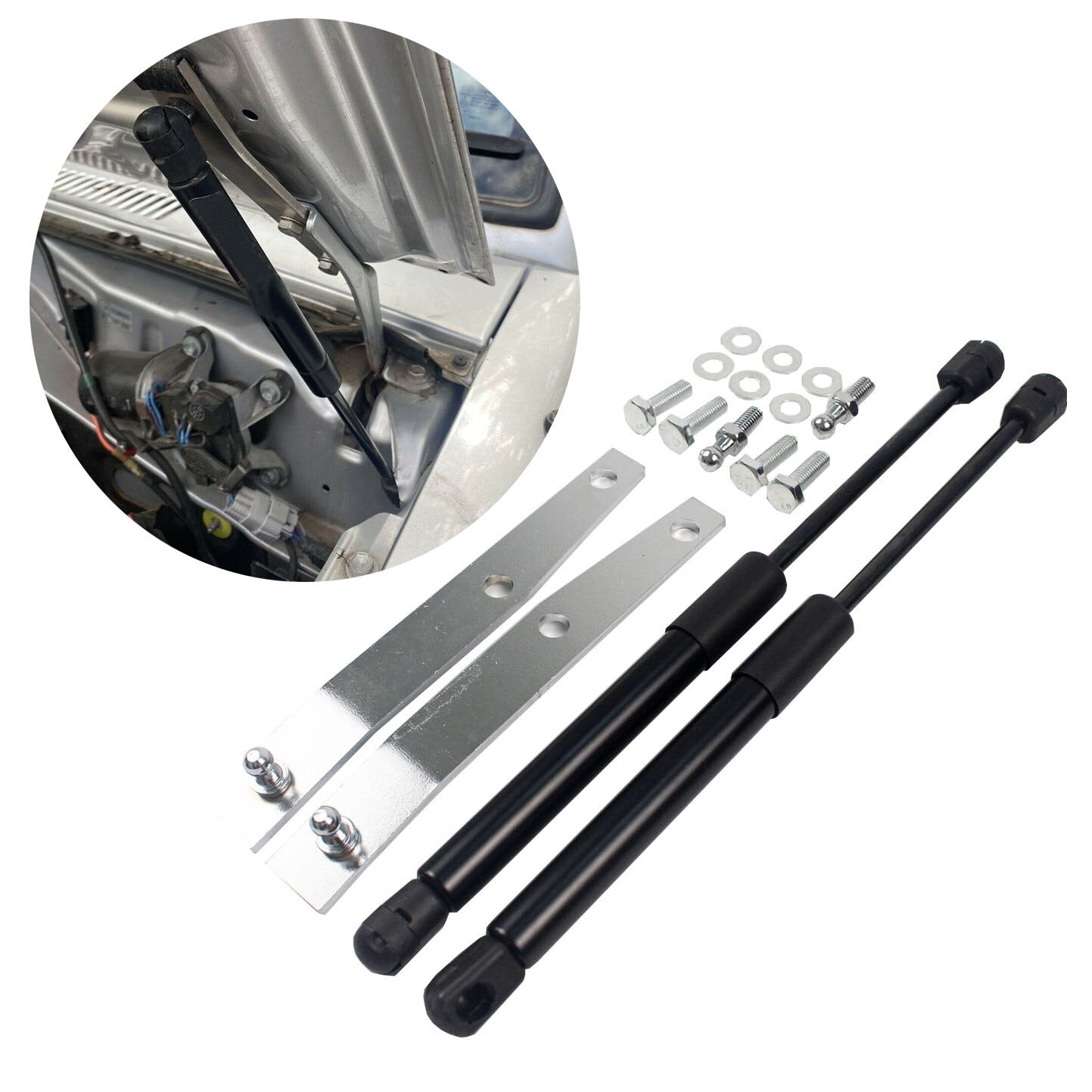 Toyota Land Cruiser 70 Series(2024+) Hood Struts set of 2 (NEW SHAPE CRUISER)