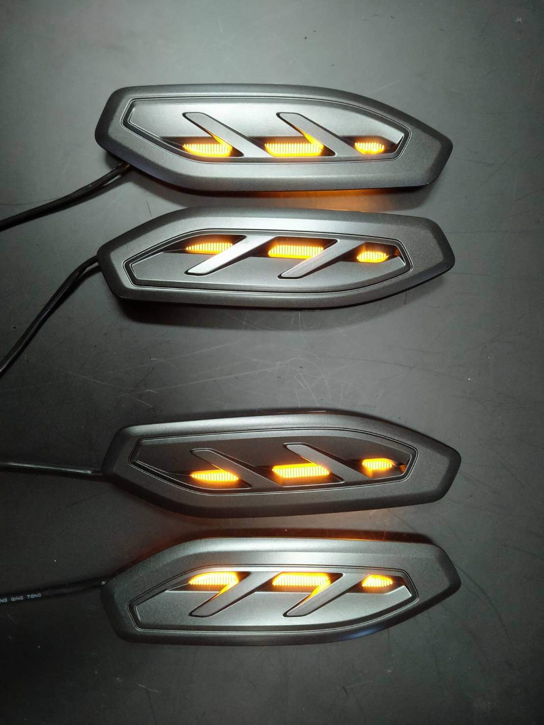 Ford Ranger Raptor 2018 - Present Side Vent Lights Orange