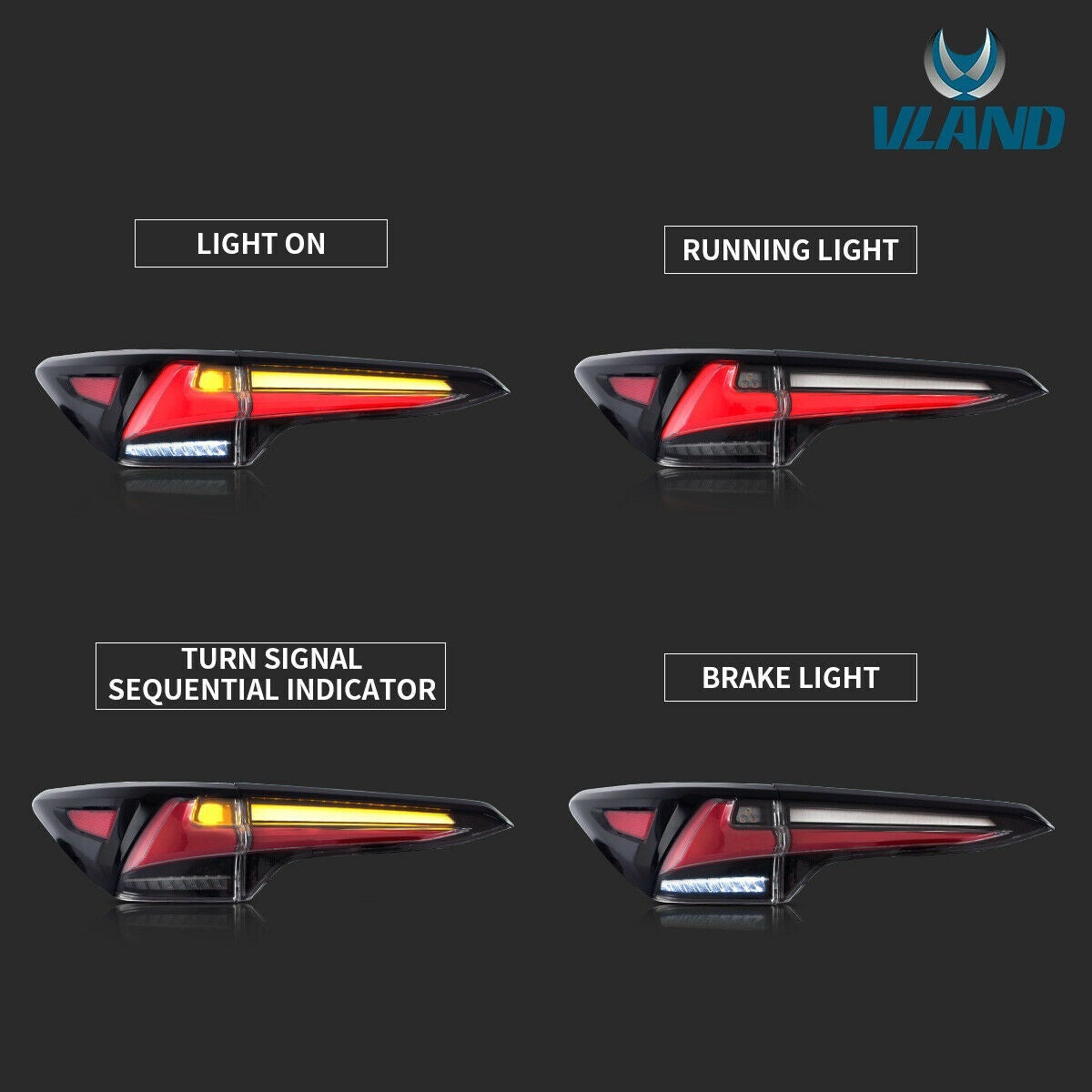 Fortuner Led Taillights 2016 - 2020 (Set)