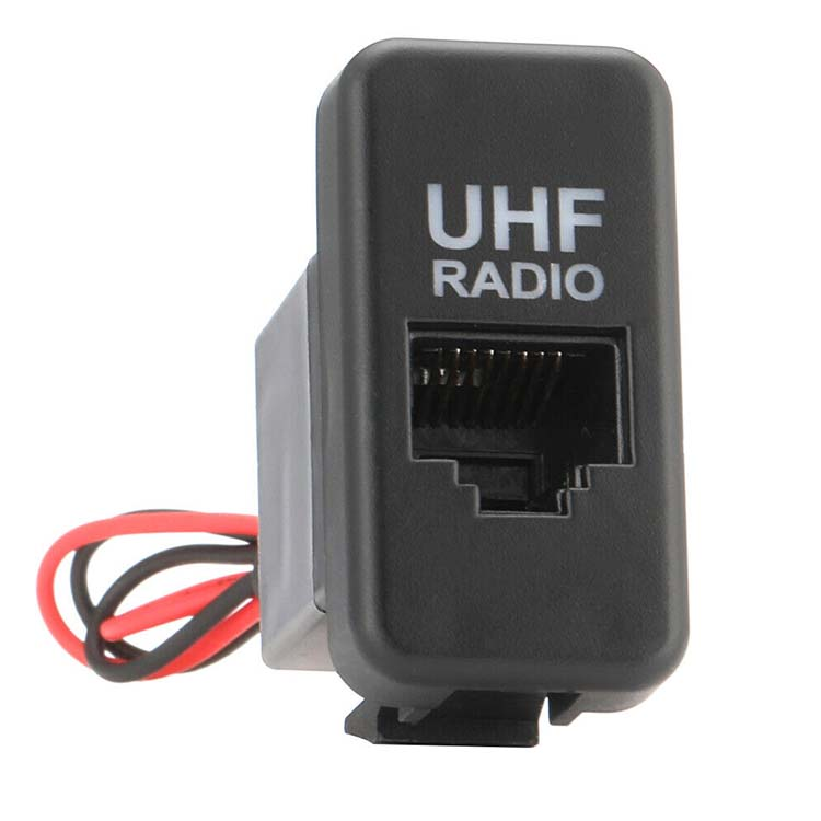 Toyota RJ45 Car Dash UHF/VHF Extender (40x20mm) - Blue LED