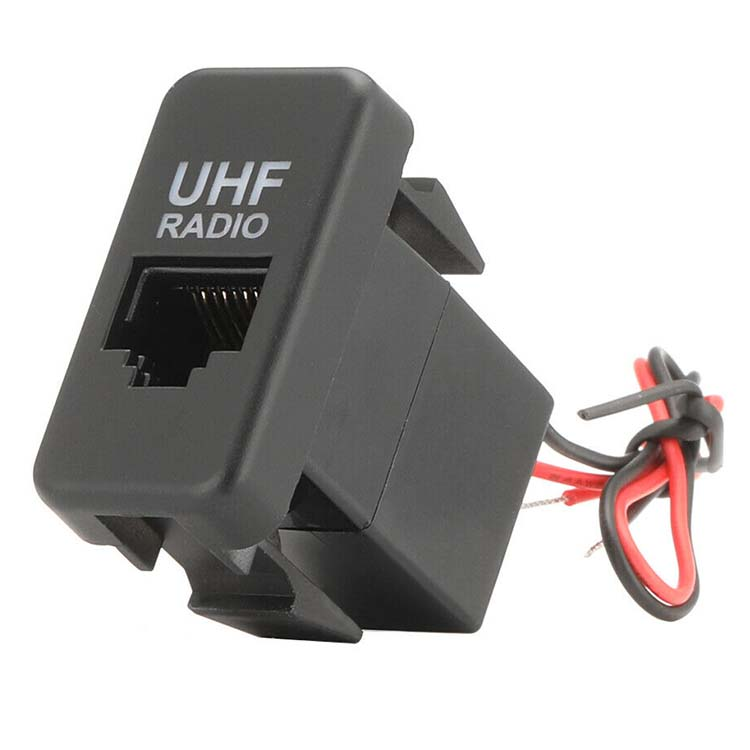 Toyota RJ45 Car Dash UHF/VHF Extender (40x20mm) - Blue LED