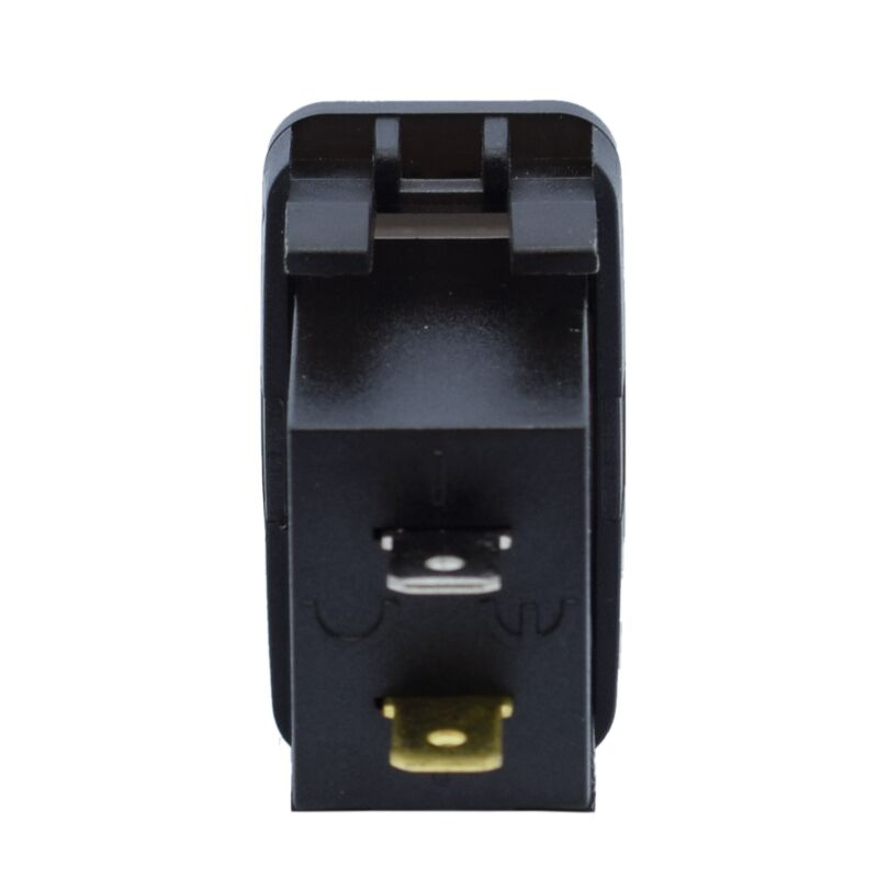 Toyota Vigo Dual USB QC3.0 Charger &amp; Voltmeter (40x20mm) - Blue LED