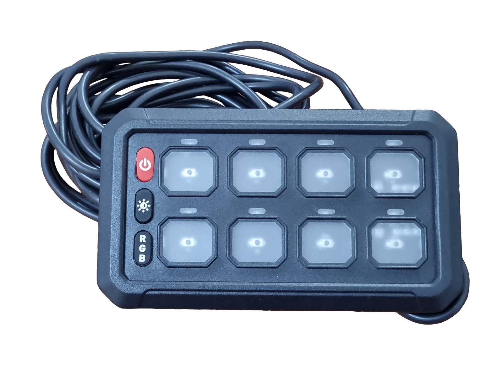 8 Gang Switch Panel - WIRED