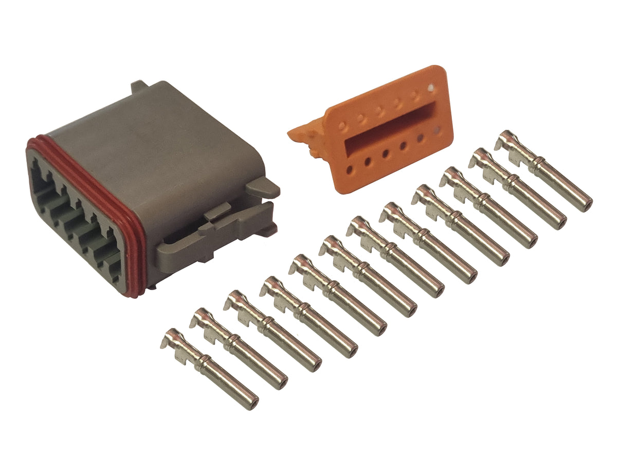 12 Pin Deutsch Connector Plug - MALE