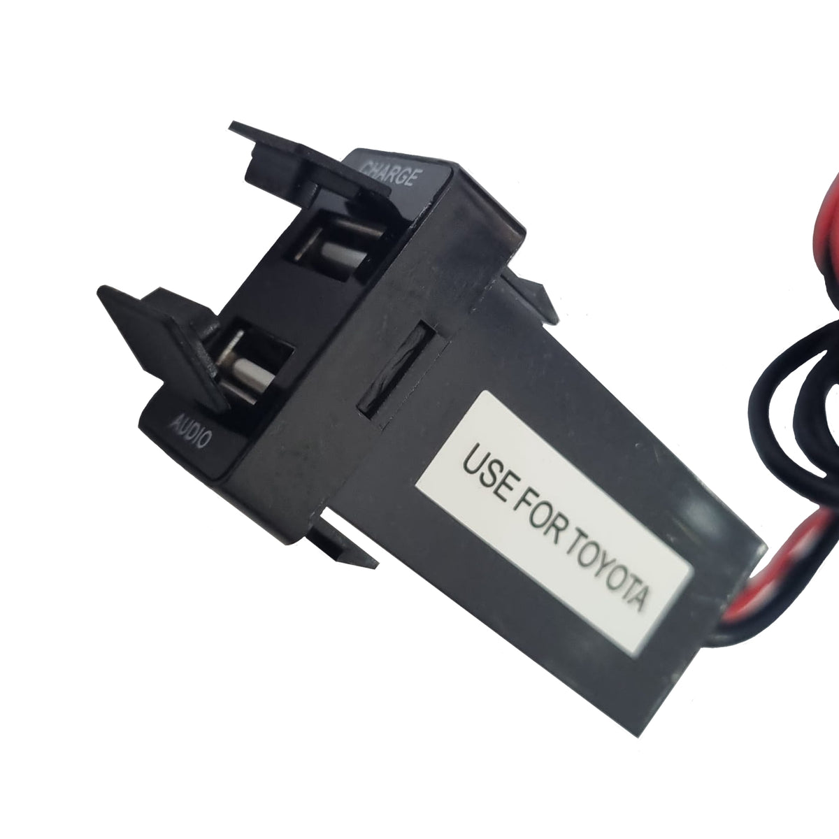 TOYOTA Hilux/Fortuner 2016+ 2.1A/1A USB Car Charger &amp; Audio Extender (32x20mm)