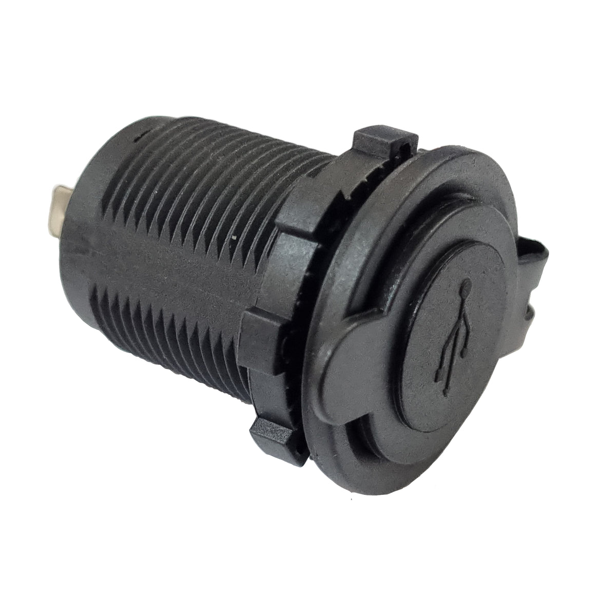 Single 2.1A USB Socket Charger - Blue LED 12-24V