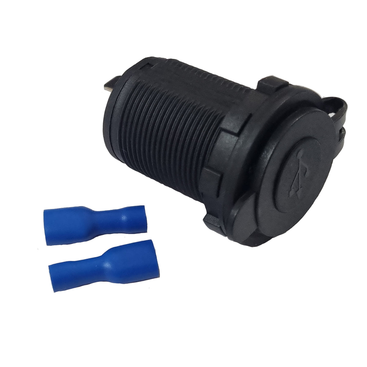 Dual 3.1A USB  (1A Top &amp; 2.1A Bttom) Socket Charger - Blue LED