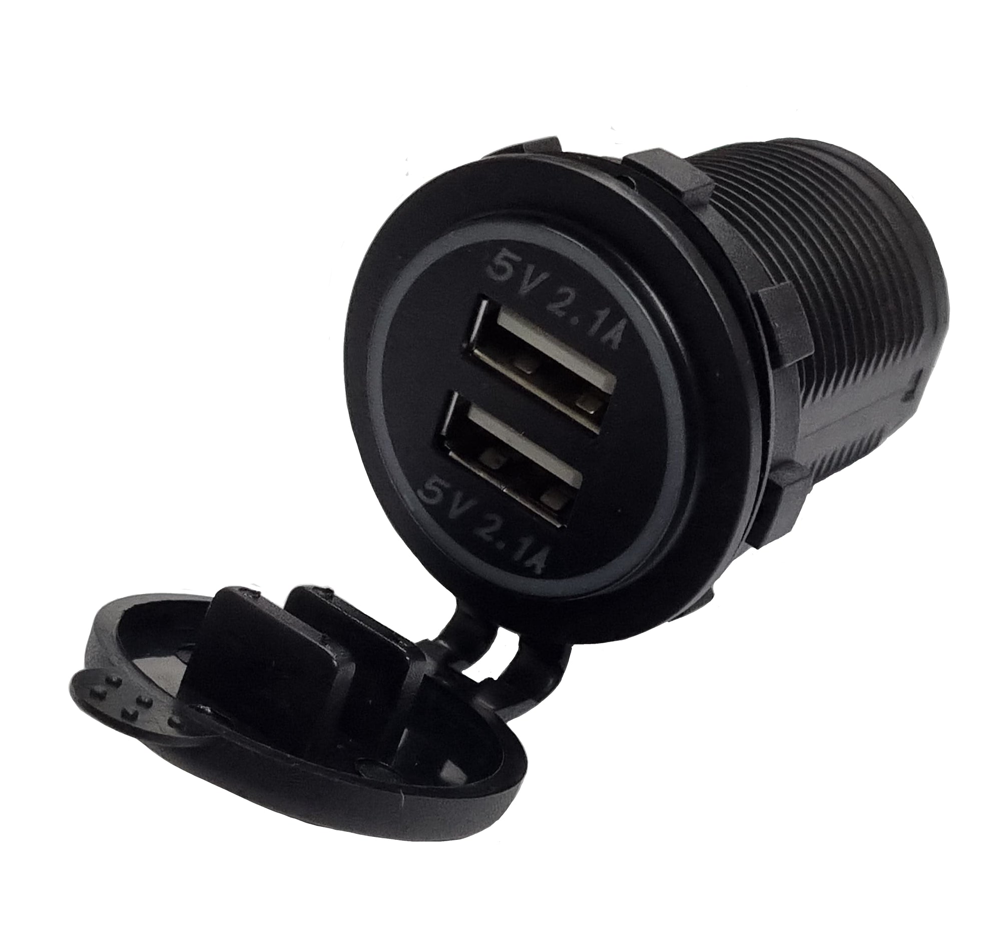 Dual 2.1A USB Socket Charger - Backlight LED