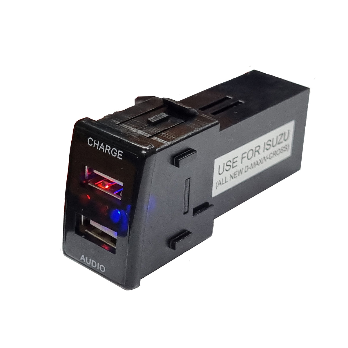 Isuzu Dmax 3.1A (1A/2.1A) USB Car Charger &amp; USB Audio Extender