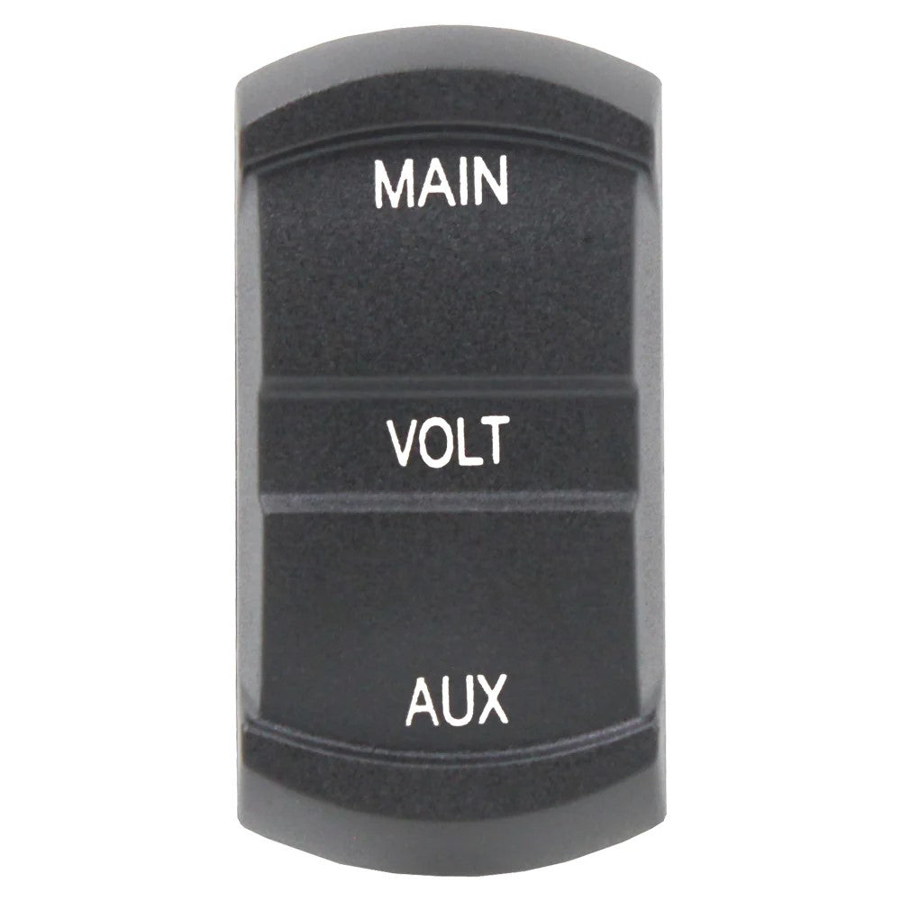 Dual Voltmeter 9V-36V Rocker Switch Size - Blue LED