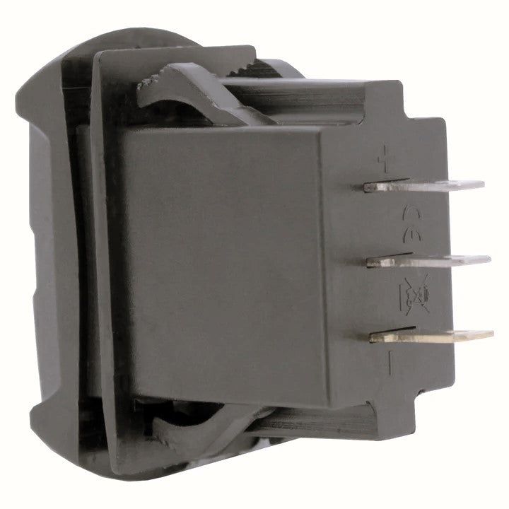 Dual Voltmeter 9V-36V Rocker Switch Size - Blue LED