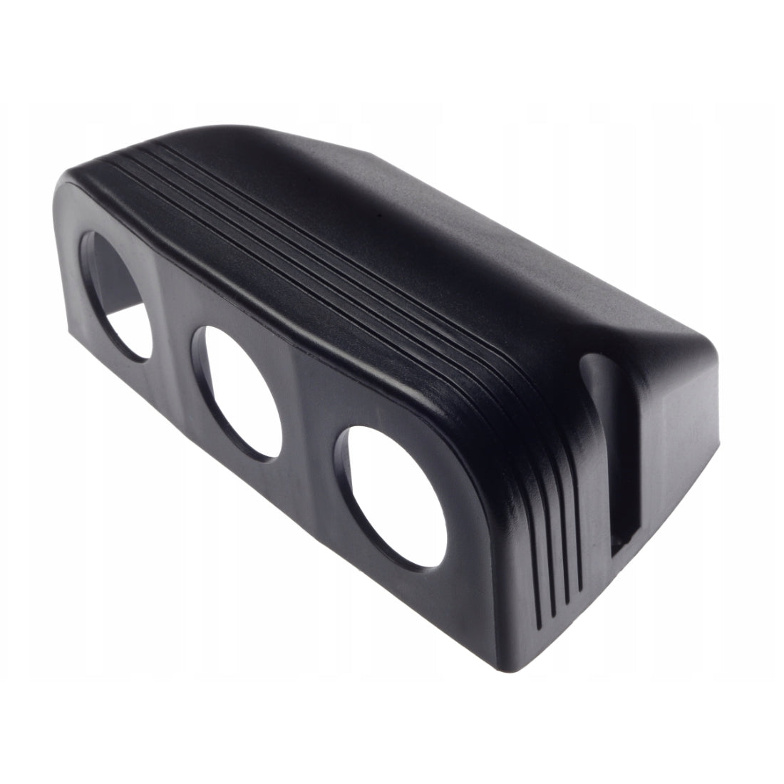 3 Hole Console black plastic