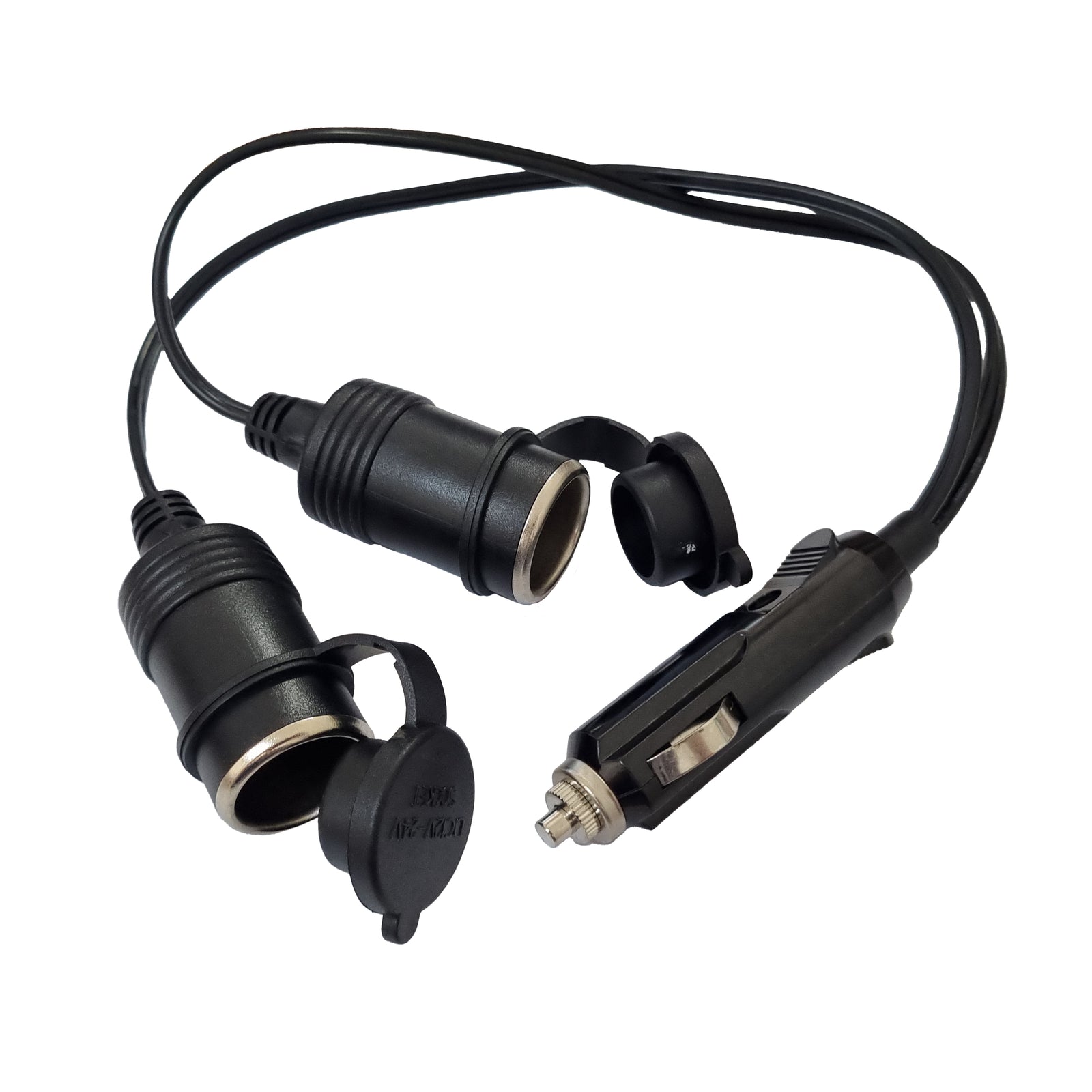 Male Lighter To 2 Female Lighter Plugs