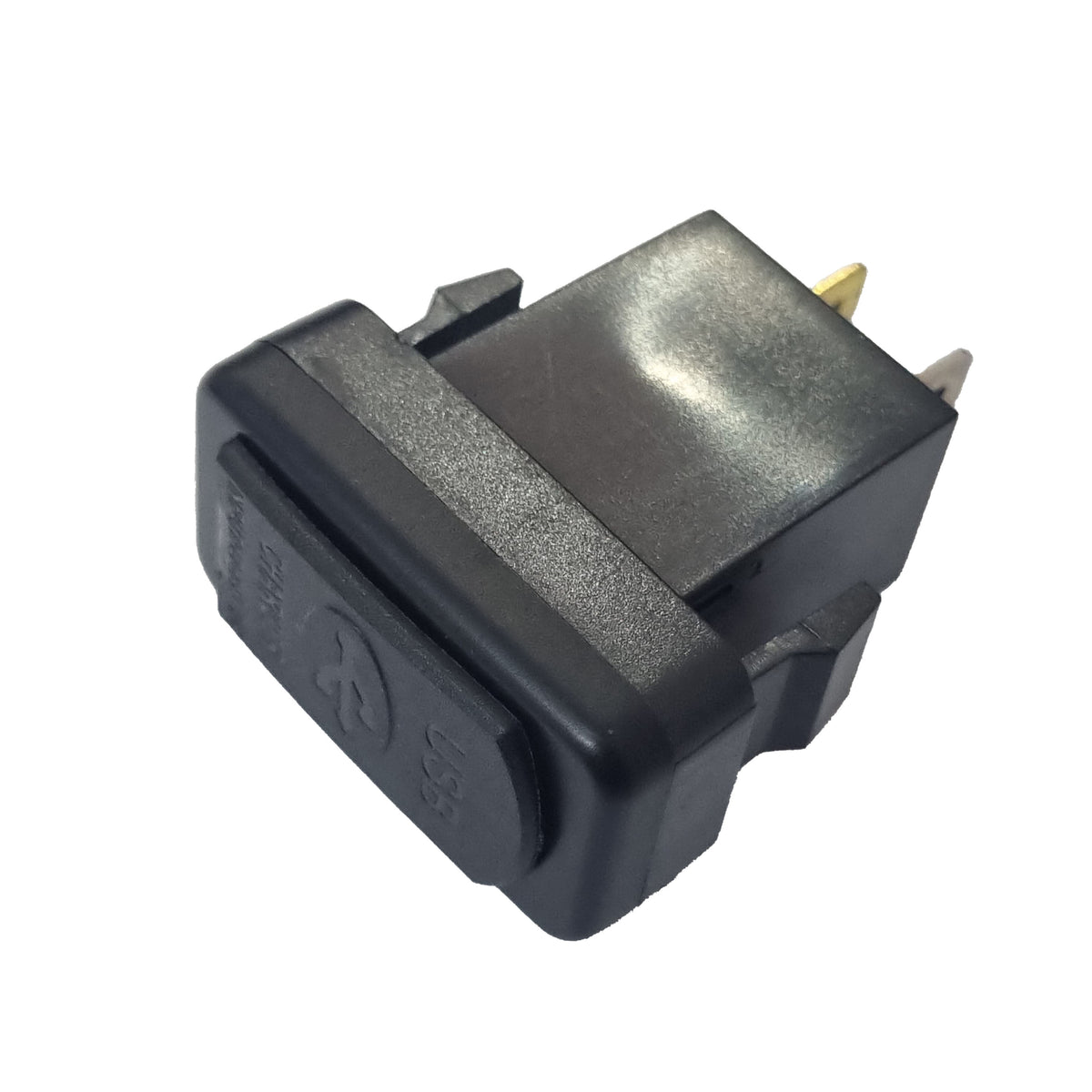 Dual QC3 USB Charger (40x20mm) Toyota Vigo - Blue LED