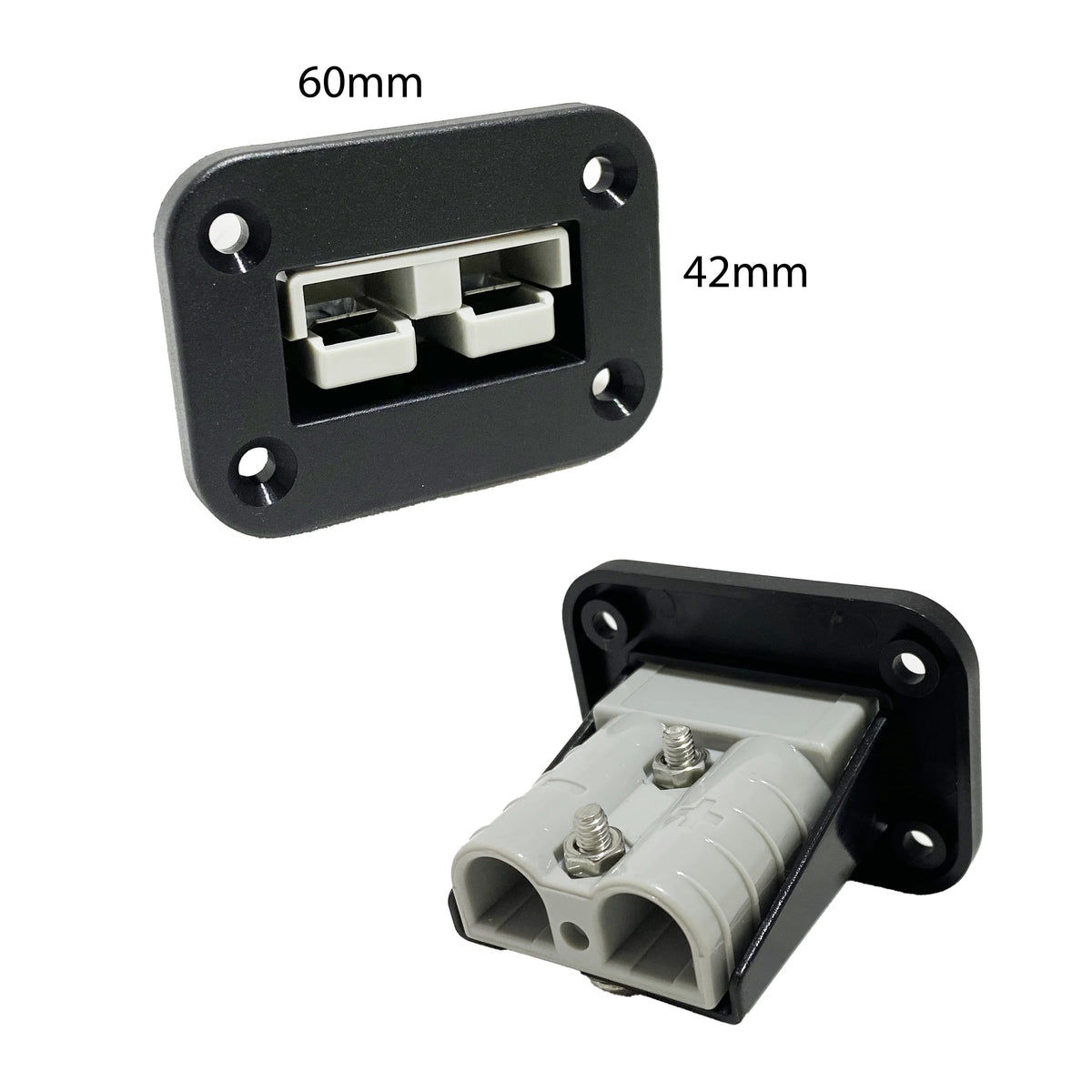 Square Brad Harrison Connector Panel - Single