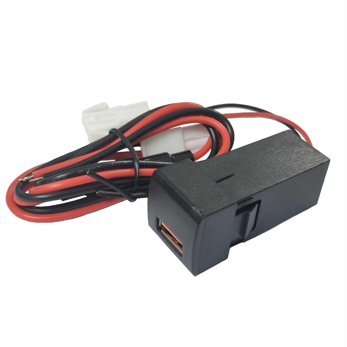 Toyota QC3 Charger + Volt Meter  (22mm X 22mm) - Blue LED