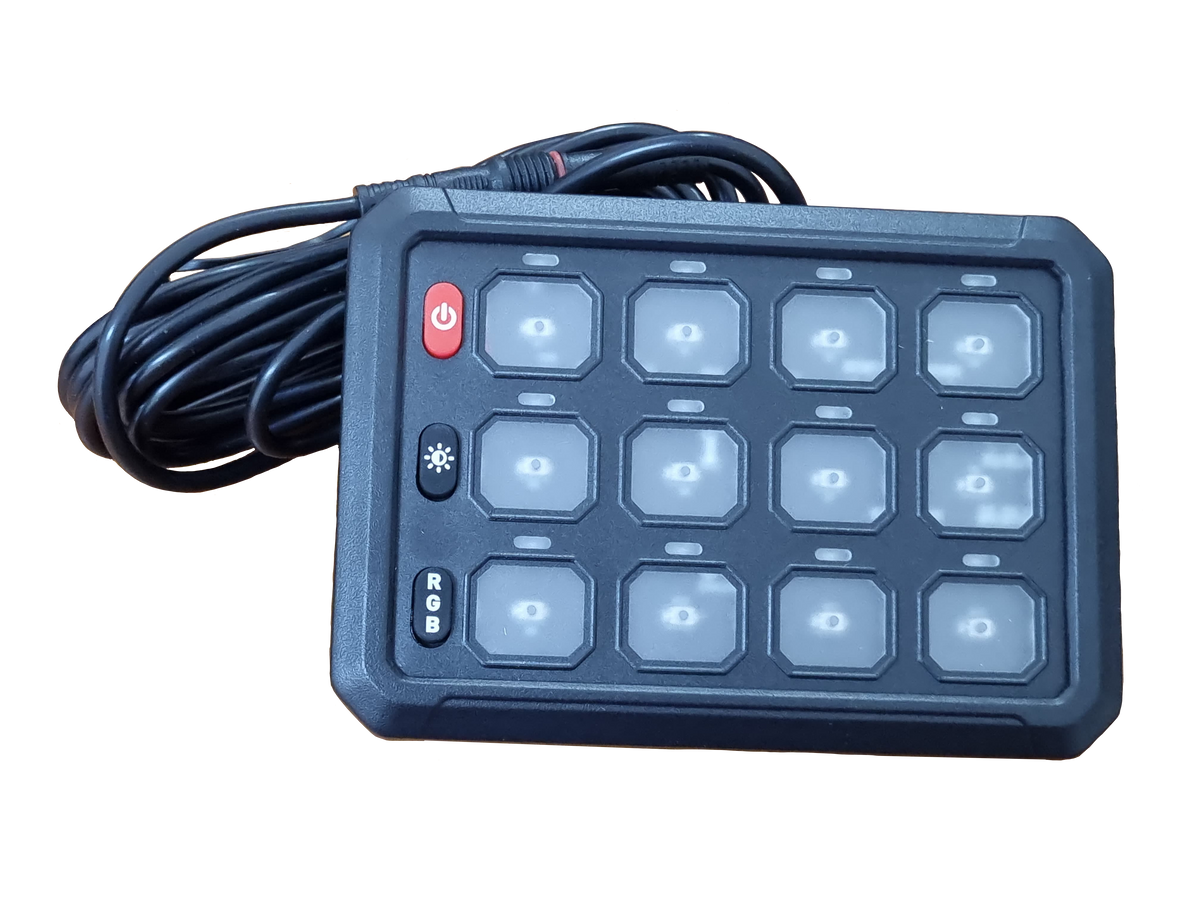 12 Gang Switch Panel - WIRED