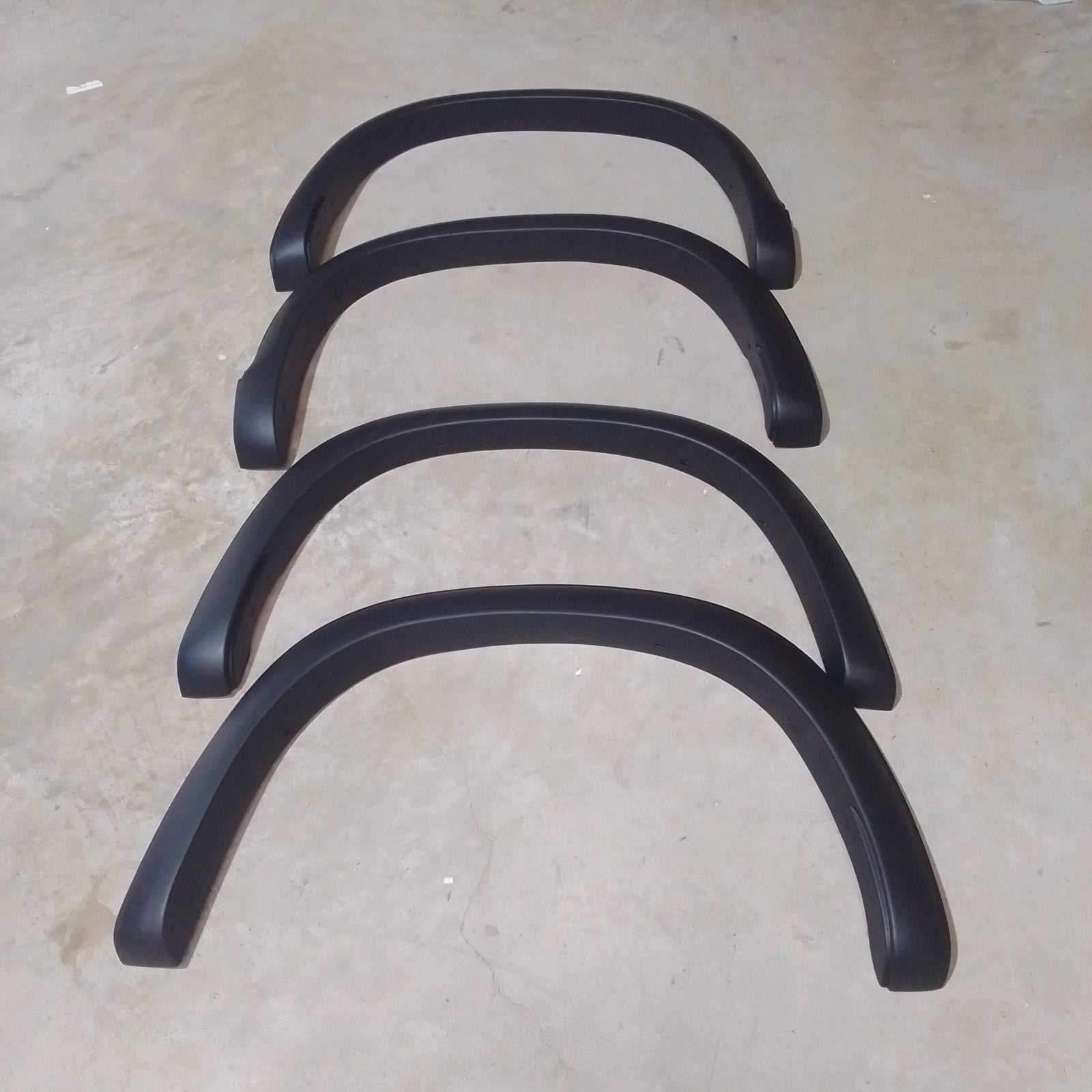 Mitsubishi Triton 2019 - 2021 MR Slimline fender flares.Matt black.