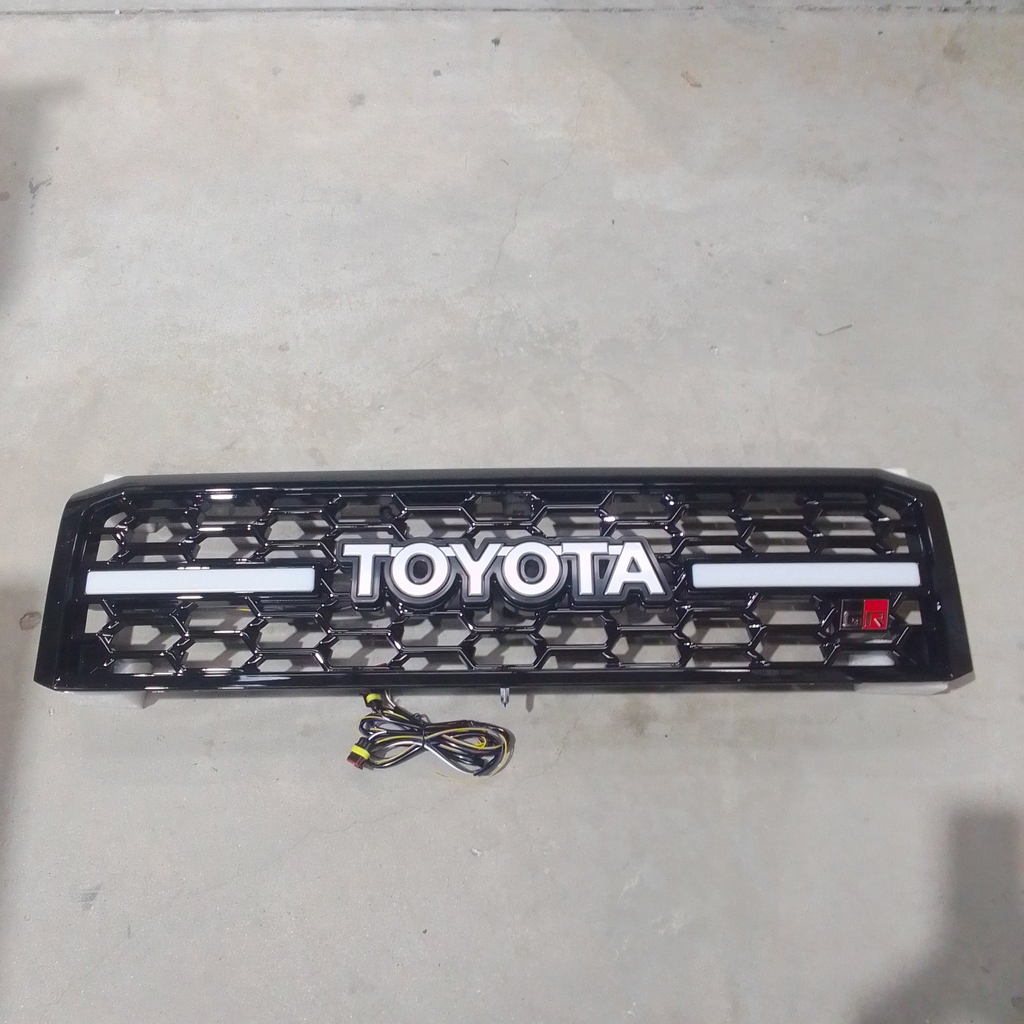 Toyota Land Cruiser 79 Series GR Grill Black with LED