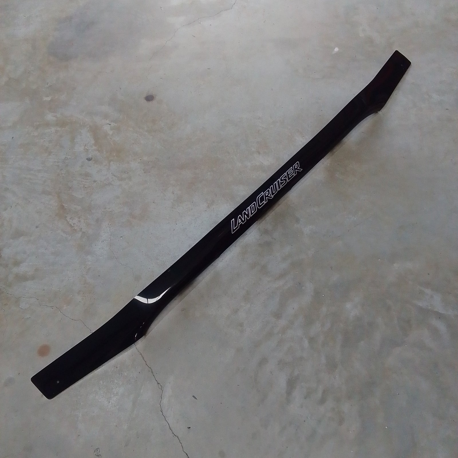 Toyota Land Cruiser 79/76 Series Bonnet Guard /Protector Gloss Black  With Logo.