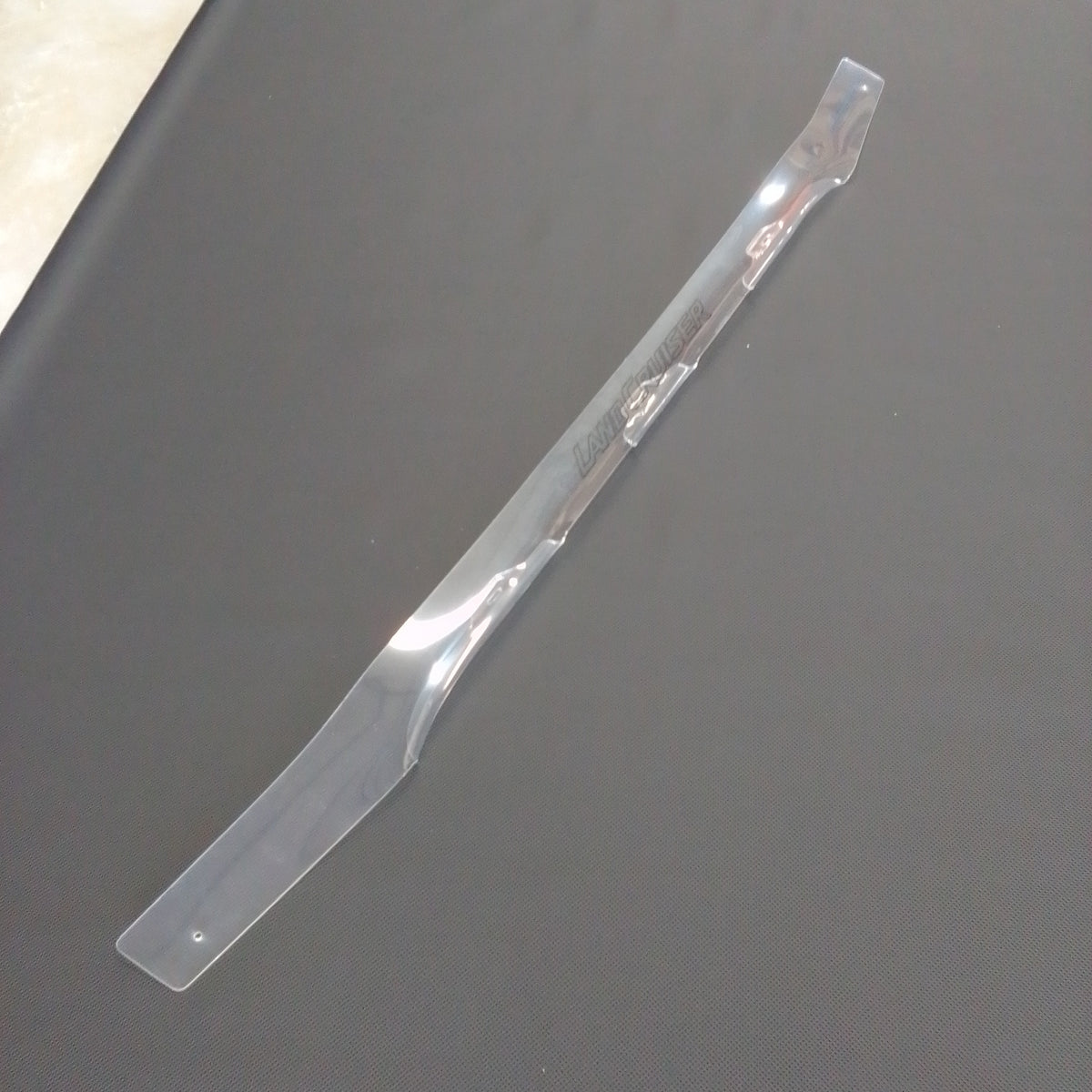 Toyota Land Cruiser 79/76 Series Bonnet Guard/Protector Clear With Logo.