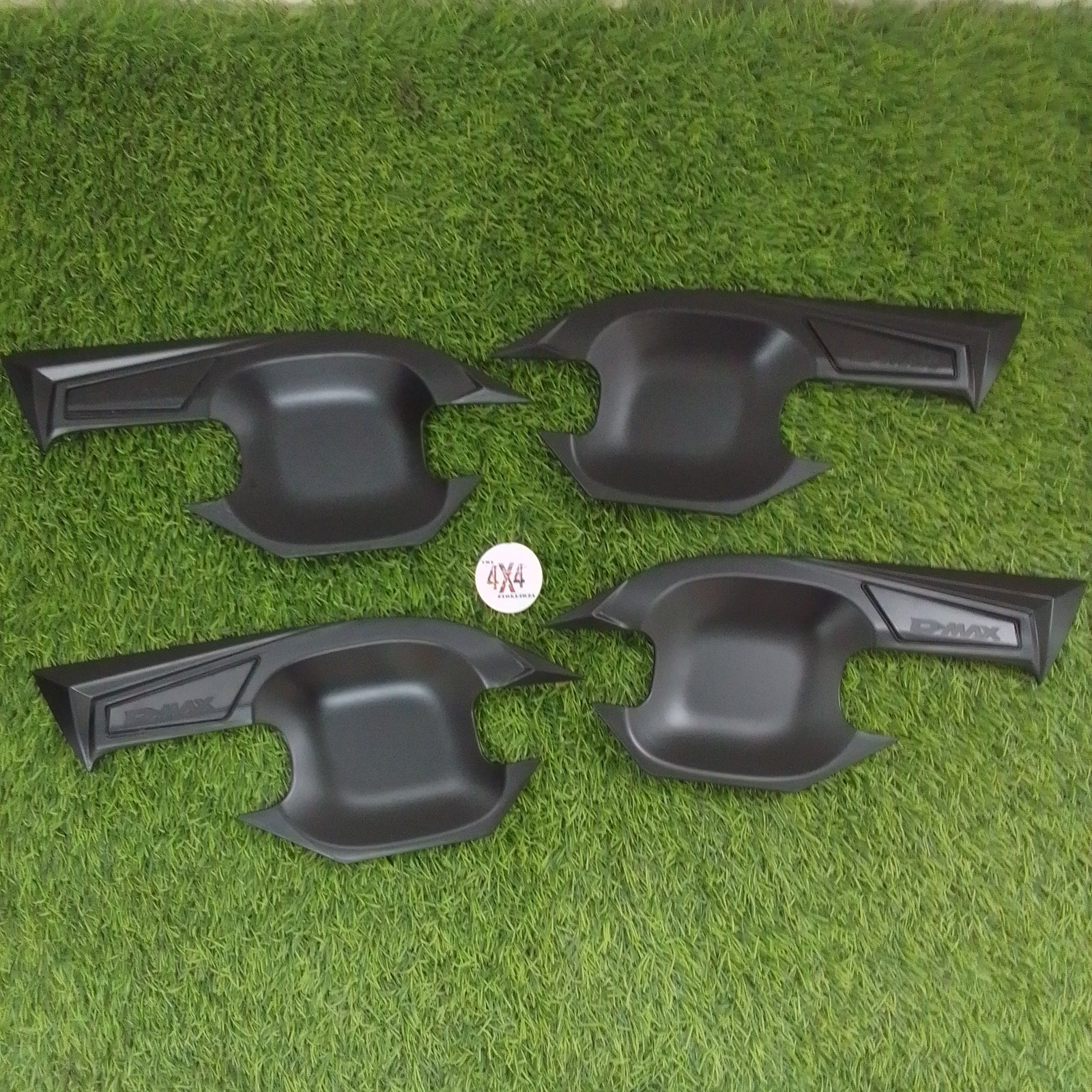 Isuzu D Max Gen 7 door handle covers 4 pce matt black.