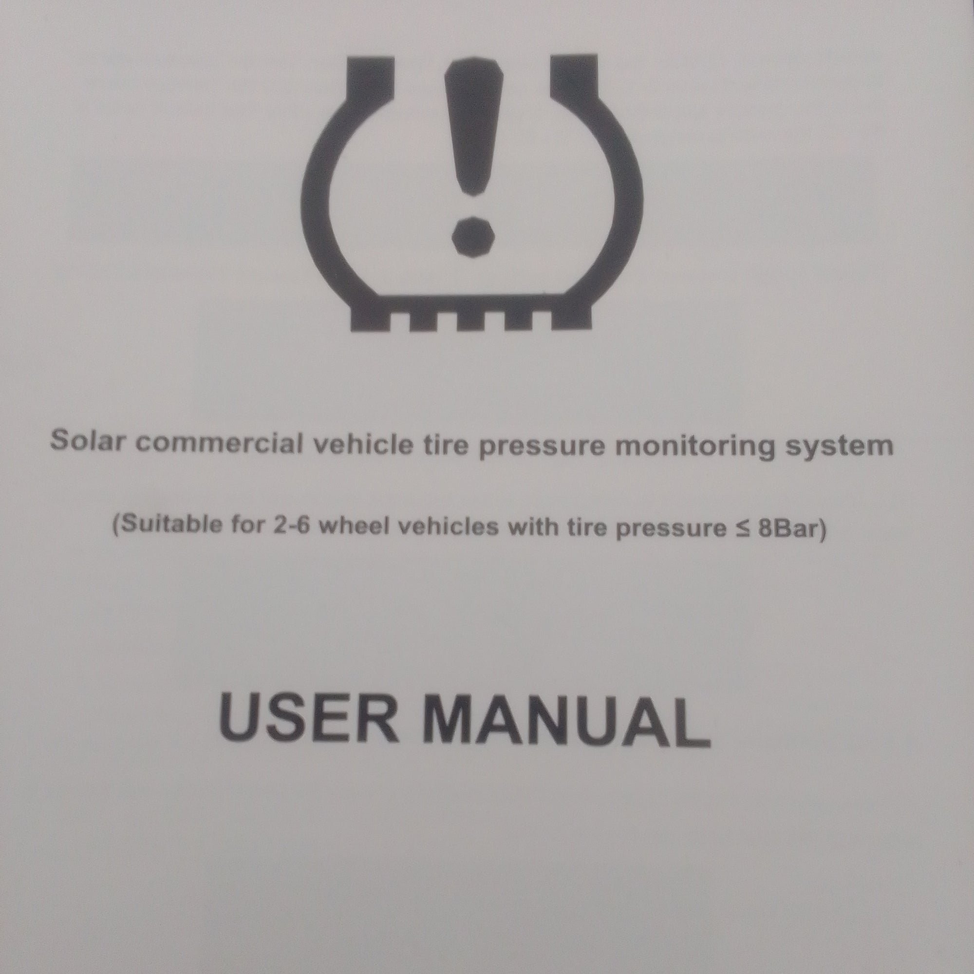 Solar TPMS with 6 external sensors