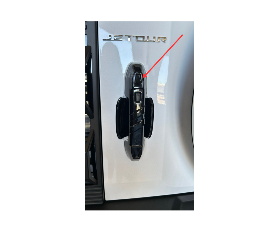 Jetour T2 Rear Door Handle Cover Gloss Black Each