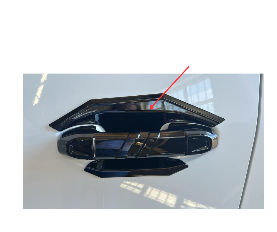 Jetour T2 2025+ Door Handel Insert Gloss Black (Set)