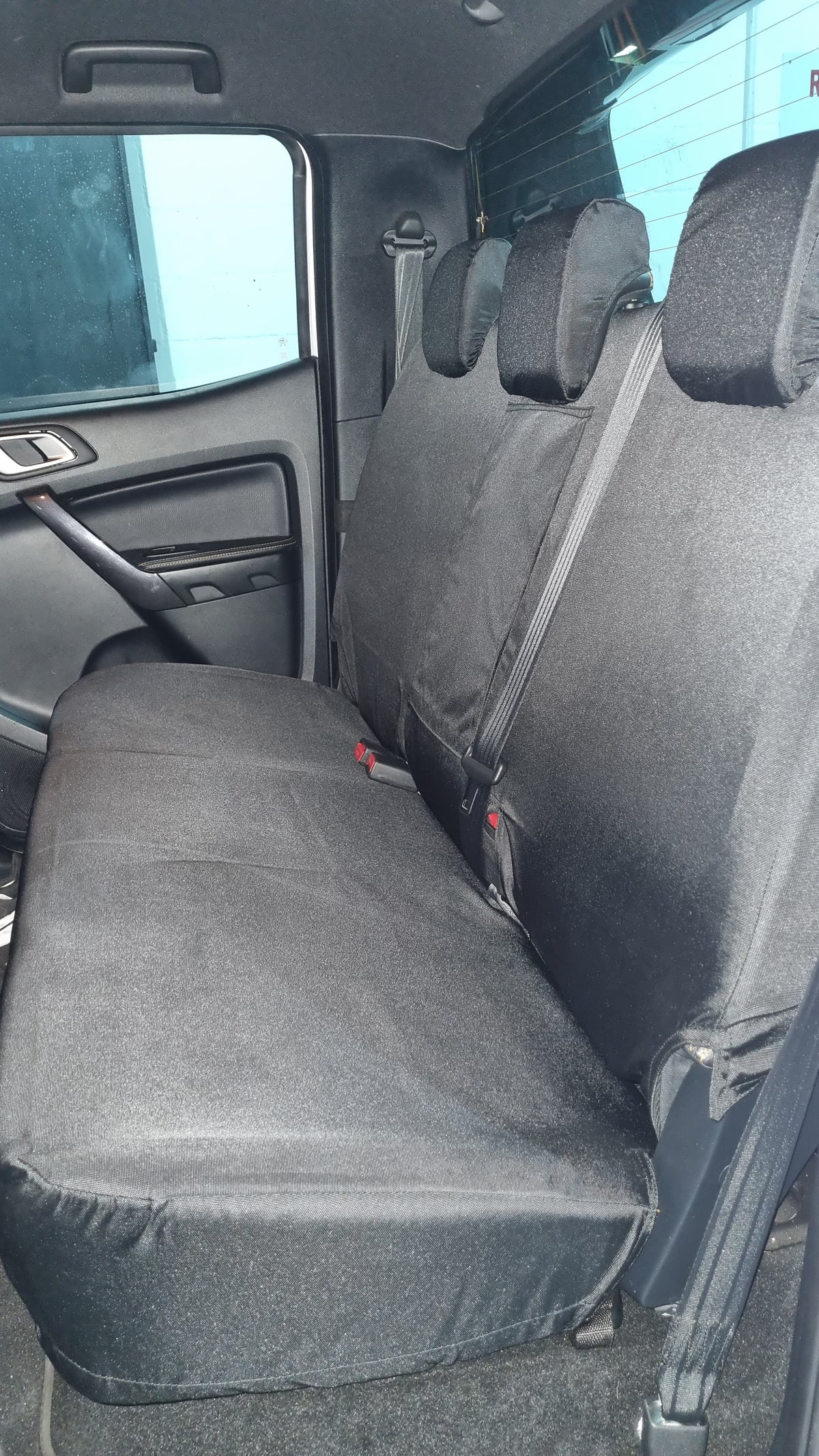 Kindo Seat Covers Ford Ranger Next-Gen DC WildTrak (2022-) - Black