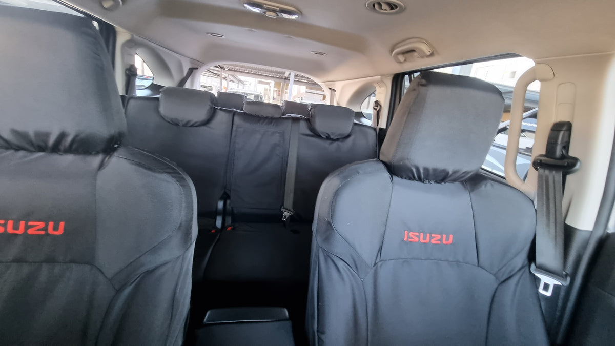 Kindo Seat Covers Isuzu DMAX Gen6 DC LE (2012-2021) - Black