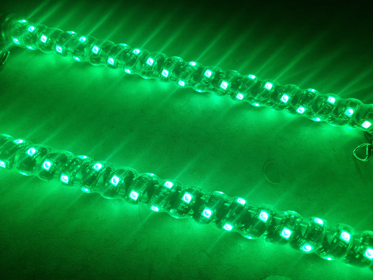 4ft Single Full RGB LED Whip Light