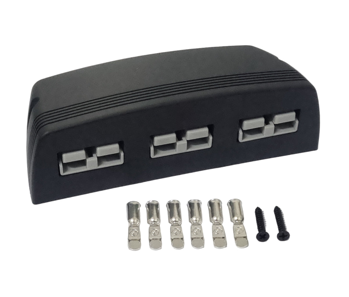 Triple Brad Harrison Dome Holder With 50A Brad Harrison Plugs