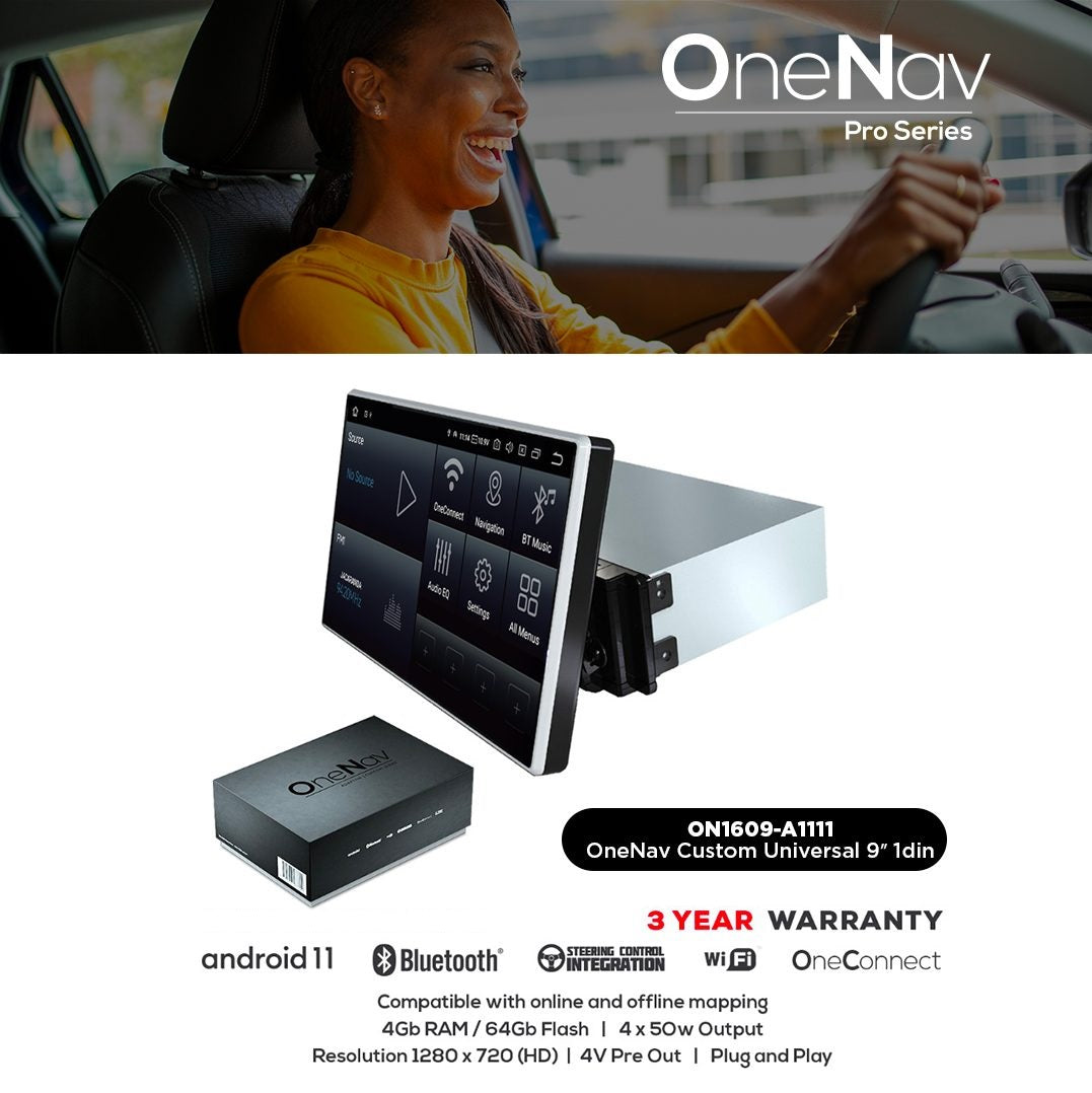 OneNav Pro 9inch Custom for Universal 1din  ON1609-A101