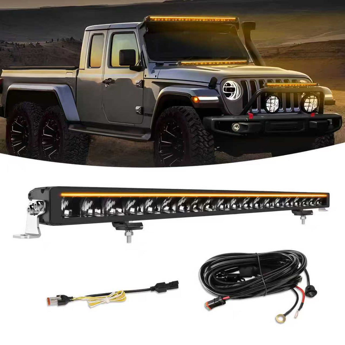 21  Inch  Duel LED Bar