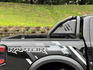 Ford Raptor Next Gen Sports Bar w Raptor Branding Black 2023+ ( Fits with Securi Lid 218 ) BS-150059