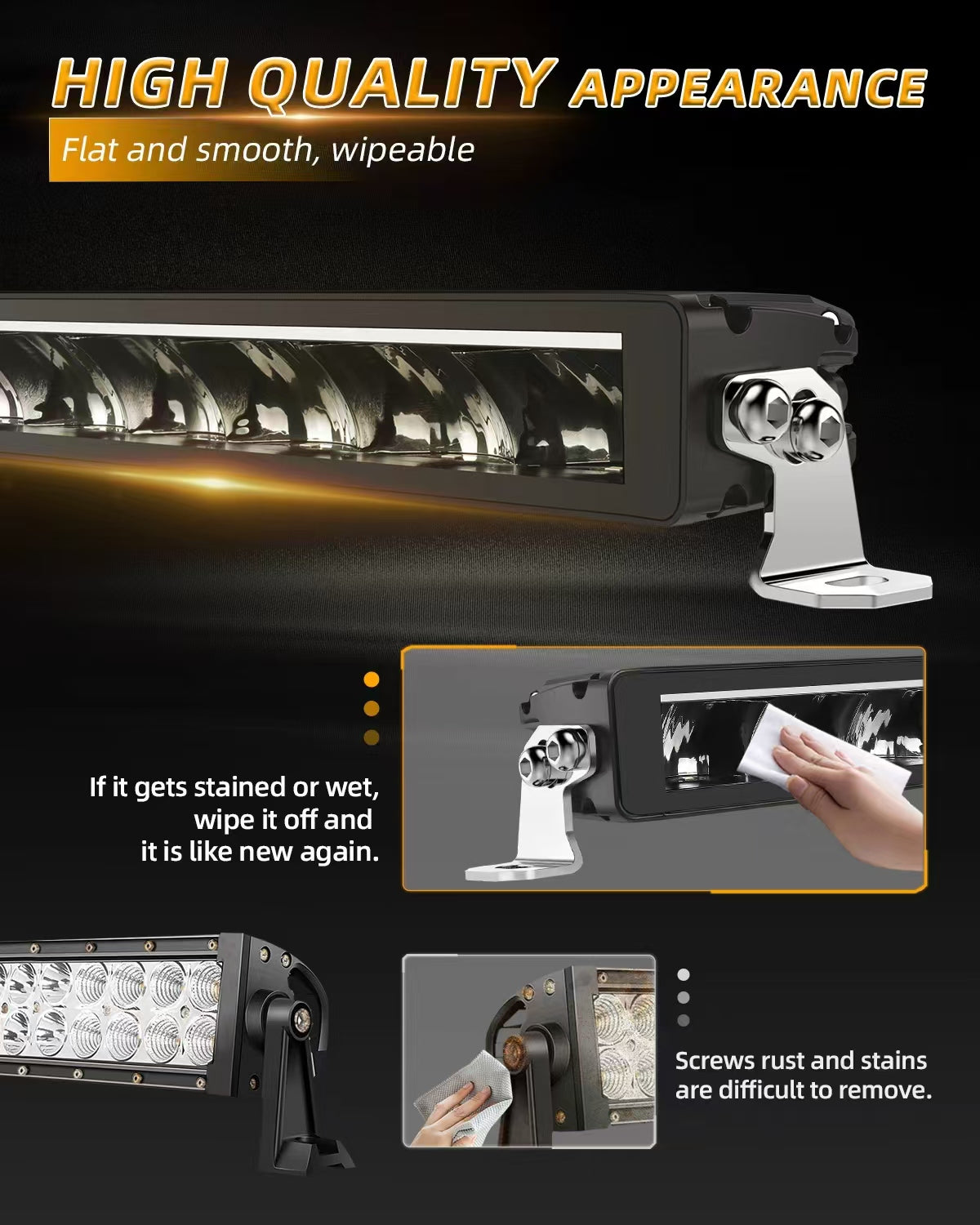 21  Inch  Duel LED Bar