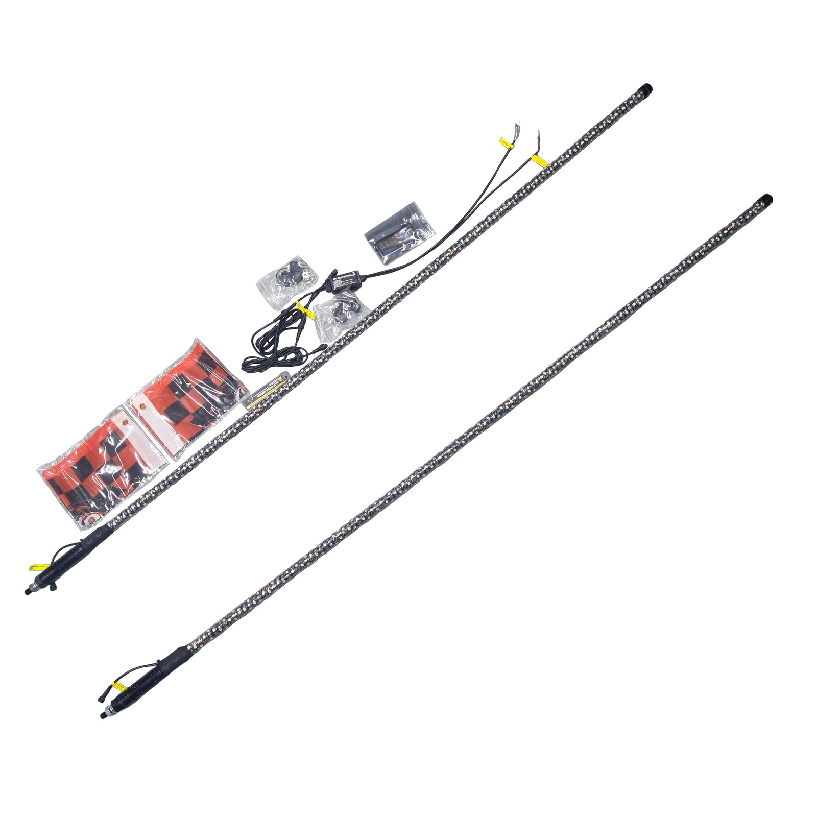 6ft Double Full RGB LED Whip Lights