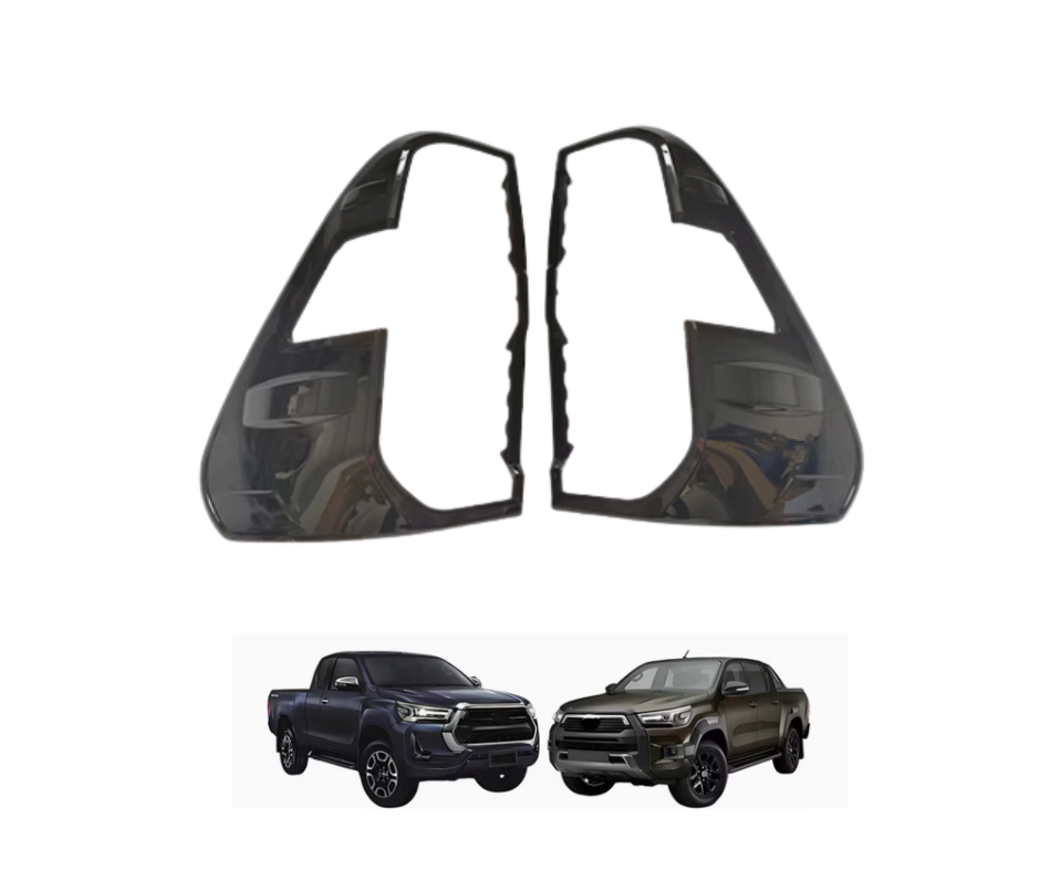 Toyota Hilux Rocco 2021+ RS Spec Taillight Trim Gloss Black