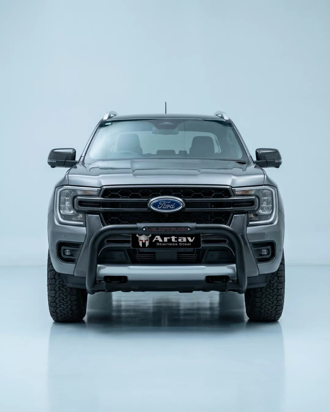 Ford Ranger Next Gen Wildtrak PDC Nudge Bar Black (New Decal Design) (New Design) (BS-150097-WTD-25)