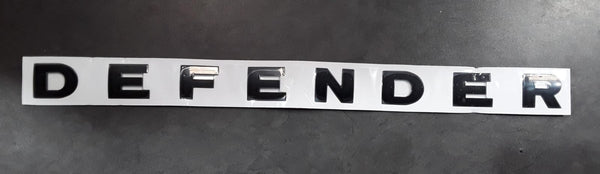 Defended Lettering Land Rover Defender Bonnet lettering - the4x4store.co.za