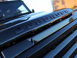 Land Rover Defender Bonnet lettering