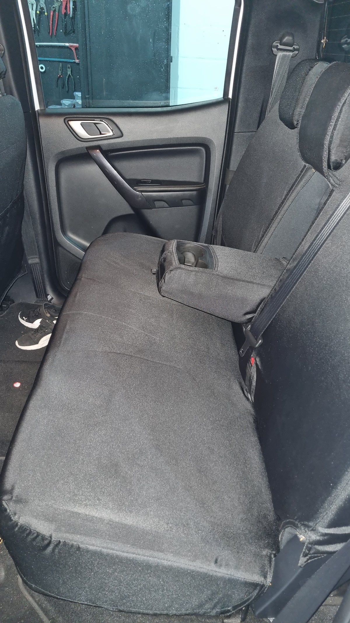 Kindo Seat Covers Ford Ranger Next-Gen DC WildTrak (2022-) - Black