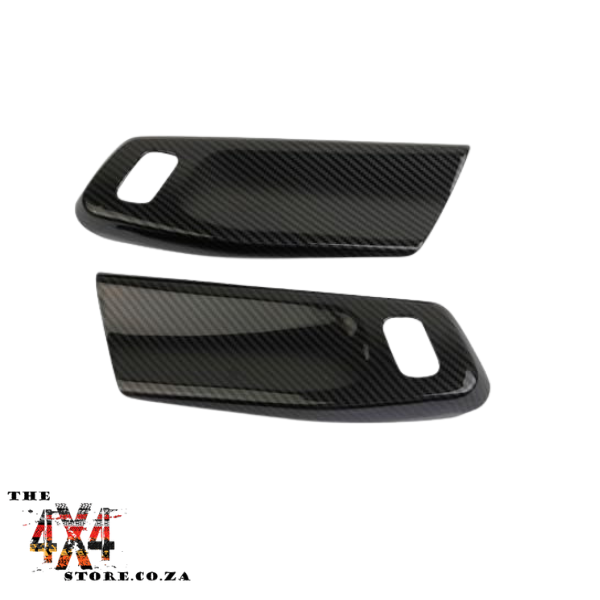 Ford Ranger Next Gen (2022+) Interior Inner Handle Cover Carbon Fibre (look a like)