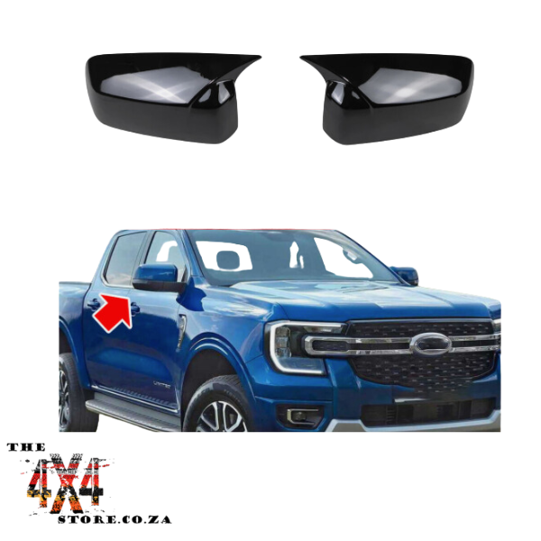 Ford Ranger Next Gen (2022+) Mirror Covers Gloss Black