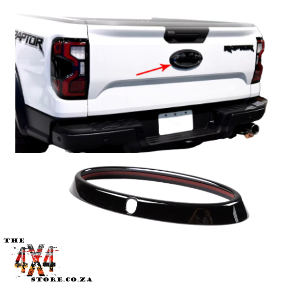 Ford Ranger Next Gen (2022+ )Rear Tailgate Badge Cover Gloss Black