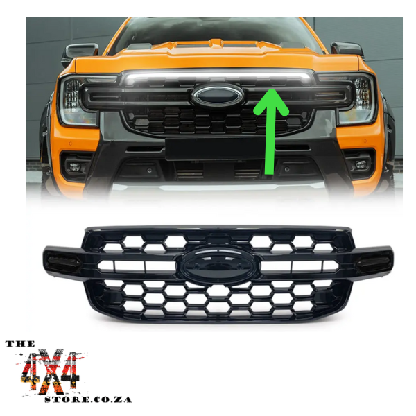 Ford Ranger Next Gen T9 (2023+)Grill  With Top LED