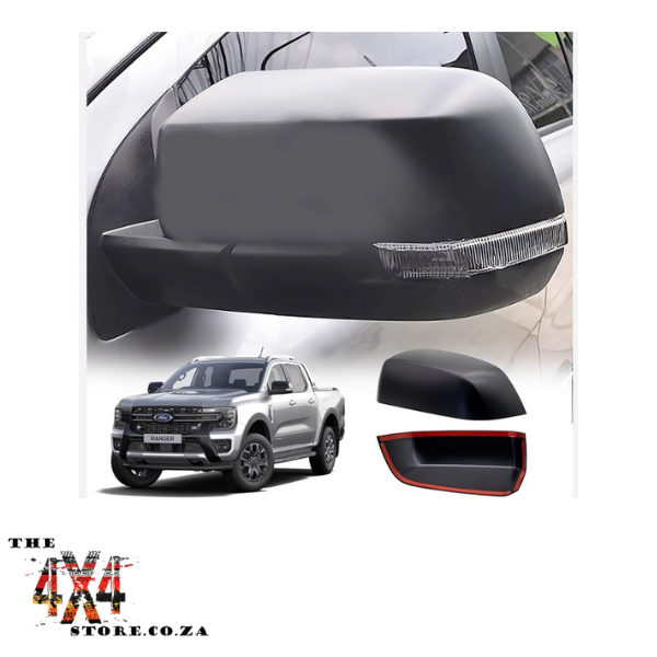Ford Ranger/ Everest Next Gen and Amarok 2024 Side mirror cover matt black