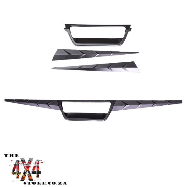 Isuzu D Max Gen 6 (2020) Rear Trunklid Streamer Black (3pcs)