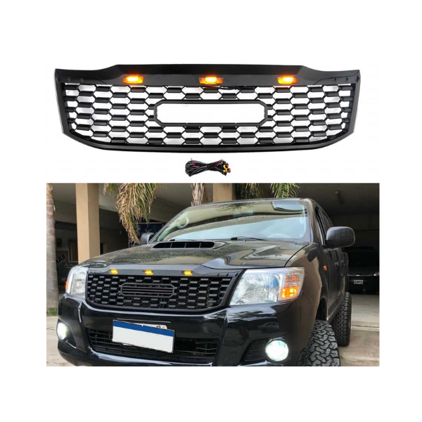 Toyota Hilux Vigo champ (2012-2015) LED Grill Matt Black